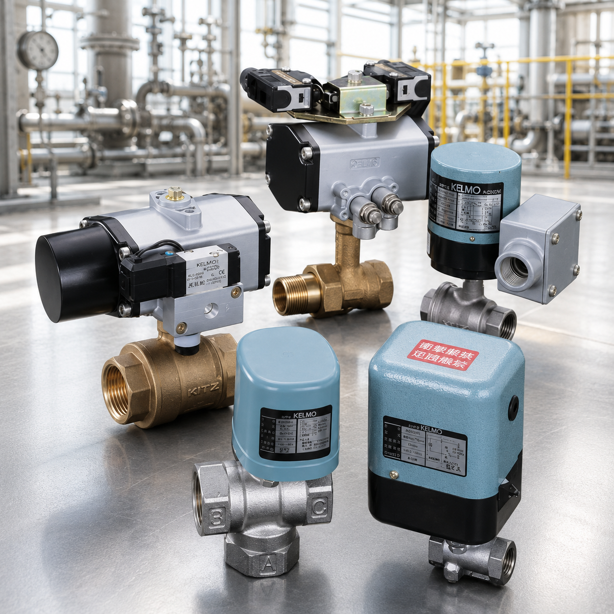 Actuator Driven Compact Ball Valves